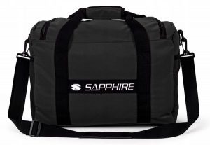 Torba sportowa podróżna Sapphire ST-170 24l. Szare torby podróżne i sportowe SAPPHIRE, bez wzorów, z materiału, na ramię, duże. Za 49,90 zł.