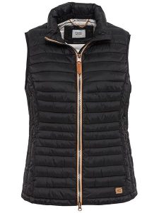 Camel Active Kamizelka pikowana w kolorze czarnym rozmiar: 42. Czarne kamizelki Camel Active, bez wzorów, bez kołnierzyka, bez ramiączek, bez kaptura. Za 215,45 zł.
