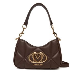 Torebka LOVE MOSCHINO. Brązowe torebki klasyczne LOVE MOSCHINO, bez wzorów, bez dodatków. Za 639,99 zł.