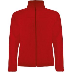 Kurtka Soft Shell Rudolph Dla Dorosłych Unisex. Czerwone kurtki ROLY, l, bez wzorów, bez kaptura. Za 167,99 zł.