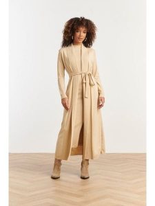 Smashed Lemon Kardigan w kolorze beżowym rozmiar: XL. Brązowe kardigany Smashed Lemon. Za 126,99 zł.