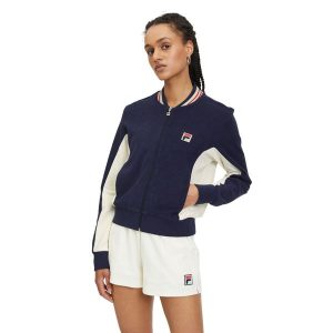 Bluza damska FILA Settanta. Niebieskie bluzy Fila, m, bez wzorów, bez kaptura. Za 219,99 zł.