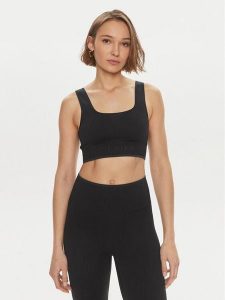 Calvin Klein Performance Biustonosz sportowy 00GWS4K220 Czarny. Czarne biustonosze sportowe Calvin Klein Performance, bez wzorów, z syntetyku. Za 129,99 zł.