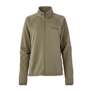 Bluza polarowa damska Marmot Leconte Hoodless. Zielone bluzy Marmot, bez wzorów, z polaru, bez kaptura. Za 299,99 zł.
