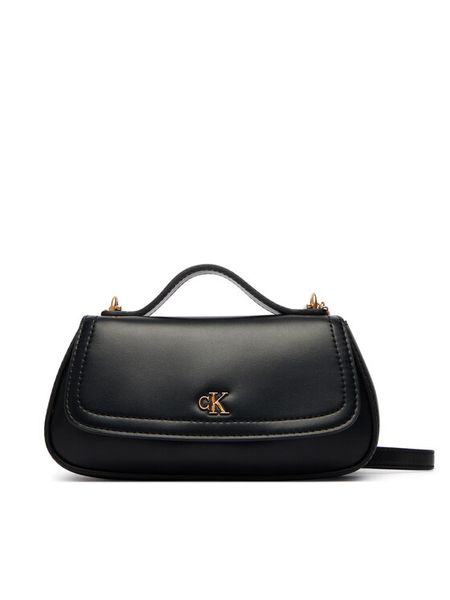 Calvin Klein Torebka LV04F3679G Czarny. Czarne torebki klasyczne Calvin Klein, bez wzorów, ze skóry, bez dodatków. Za 409,99 zł.