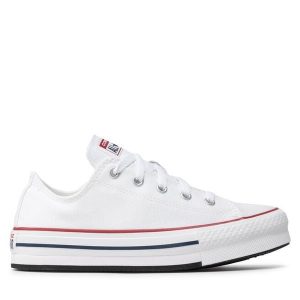 Trampki Converse. Białe trampki Converse, bez wzorów, bez zapięcia. Za 219,99 zł.