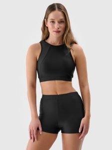 4F Dół od bikini damski - czarny XS. Czarne bikini 4f, bez wzorów, z elastanu. Za 69,99 zł.