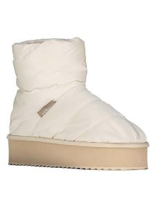 Geographical Norway Botki zimowe "Ornella" w kolorze kremowym rozmiar: 38. Brązowe botki Geographical Norway, na zimę, bez wzorów, bez obcasa, bez zapięcia. Za 108,99 zł.