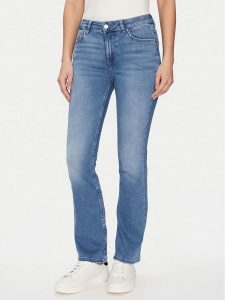 Mustang Jeansy Shelby 1016592 Niebieski Slim Fit. Niebieskie jeansy Mustang, bez wzorów, z bawełny. Za 219,99 zł.