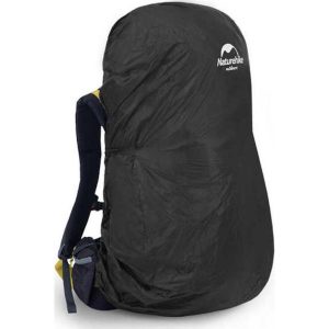 Pokrowiec przeciwdeszczowy na plecak Naturehike 35-45L. Czarne plecaki NATUREHIKE. Za 49,99 zł.