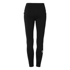 Legginsy Kempa. Czarne legginsy Kempa, bez wzorów, z materiału. Za 199,30 zł.