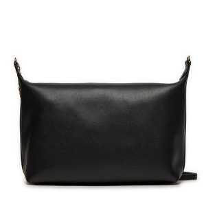Torebka Furla. Czarne listonoszki Furla, bez wzorów, bez dodatków. Za 649,99 zł.
