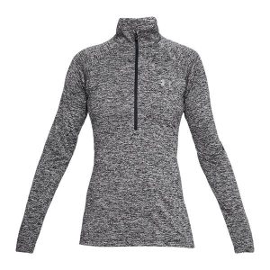 Bluza fitness damska Under Armour Tech 1/2 Zip - Twist. Szare bluzy Under Armour, xs, bez wzorów, bez kaptura. Za 99,99 zł.