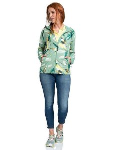 Schöffel Bluza "Locarno" w kolorze turkusowym rozmiar: 36. Niebieskie bluzy Schöffel, bez wzorów, bez kaptura. Za 144,92 zł.