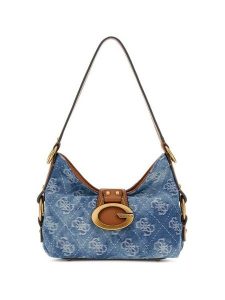 Guess Torebka 182793 Niebieski. Niebieskie listonoszki Guess, z aplikacjami, bez dodatków. Za 584,99 zł.