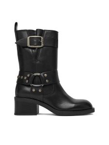 G-Star Raw Botki EO-CANSU-4771-25 Czarny. Czarne botki G-Star Raw, bez wzorów, ze skóry, bez obcasa, na słupku, bez zapięcia. Za 479,99 zł.