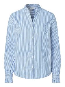 More & More Bluzka w kolorze błękitno-białym rozmiar: 40. Niebieskie bluzki More & More, bez wzorów, bez kołnierzyka, bez ramiączek. Za 157,35 zł.