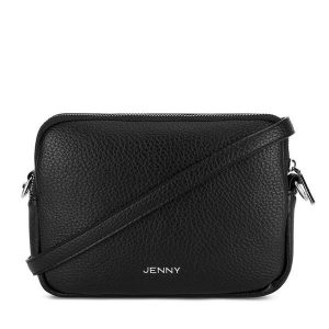 Torebka JENNY. Czarne listonoszki Jenny, bez wzorów, bez dodatków. Za 109,99 zł.