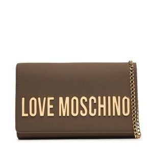 Torebka LOVE MOSCHINO. Brązowe torebki klasyczne LOVE MOSCHINO, bez wzorów, bez dodatków. Za 699,99 zł.