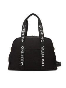 Valentino Torebka Candle VBS7DD58 Czarny. Czarne torebki klasyczne Valentino, bez wzorów, z materiału, bez dodatków. Za 479,99 zł.