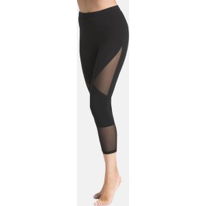 Legginsy na fitness damskie Teyli Tina 7/8. Czarne legginsy Teyli, bez wzorów, z bawełny. Za 129,95 zł.
