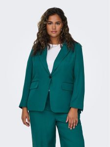 ONLY Carmakoma Marynarka New Frey 15306759 Zielony Regular Fit. Zielone marynarki i żakiety Only Carmakoma, bez wzorów, z syntetyku. Za 129,99 zł.