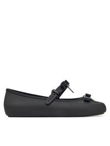 Melissa Baleriny Melissa Soft Ballerina Bow Ad M 35971 Czarny. Czarne balerinki Melissa, bez wzorów, z tworzywa sztucznego, bez obcasa, bez zapięcia. Za 219,99 zł.