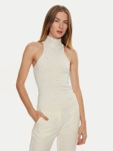 Marciano Guess Golf 4BGR37 5439Z Écru Regular Fit. Golfy Marciano Guess, z aplikacjami, z wiskozy. Za 469,99 zł.