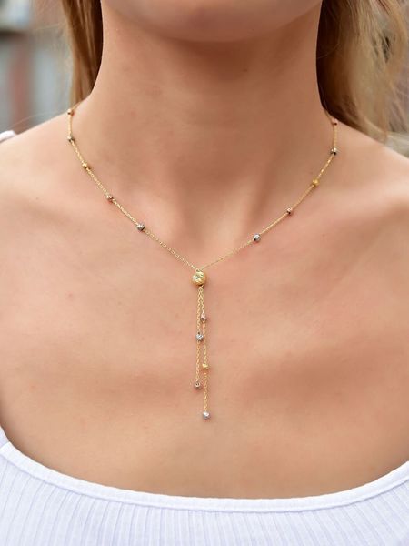 Lodie Silver Srebrny naszyjnik z elementami ozdobnymi - dł. 43 cm rozmiar: onesize. Szare naszyjniki Lodie Silver, srebrne. Za 113,36 zł.