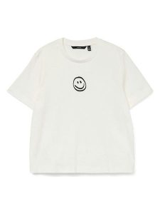Vero Moda Koszulka w kolorze białym rozmiar: XXL. Białe bluzki Vero Moda, xxl, bez wzorów, z bawełny, bez kołnierzyka, bez ramiączek. Za 57,06 zł.