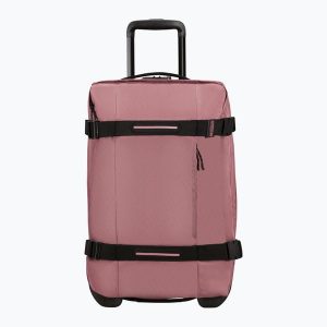 Walizka podróżna American Tourister Urban Track. Czerwone walizki AMERICAN TOURISTER, bez wzorów. Za 449,99 zł.