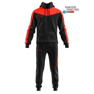 Warehouse 4 Roma kombinezon z polarfleece z kapturem - XS. Czarne kombinezony Givova, xs, bez wzorów, z dresówki, sportowe, bez kołnierzyka, bez ramiączek. Za 252,99 zł.