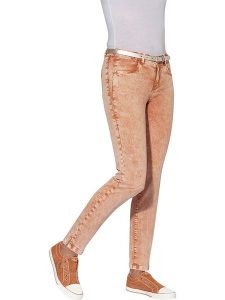 WITT WEIDEN Dżinsy - Slim fit - w kolorze pomarańczowym rozmiar: 50. Pomarańczowe jeansy WITT WEIDEN, bez wzorów. Za 67,95 zł.