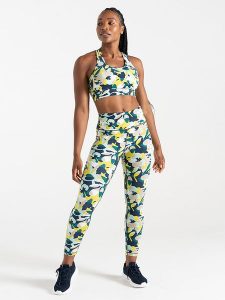 Dare 2b Legginsy sportowe "Influential" w kolorze turkusowo-zielonym rozmiar: 44. Zielone legginsy sportowe Dare 2b, bez wzorów, z materiału, outdoorowe. Za 74,63 zł.