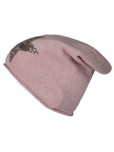 Zwillingsherz Czapka beanie w kolorze jasnoróżowym rozmiar: onesize. Różowe czapki Zwillingsherz, bez wzorów, z kaszmiru. Za 83,42 zł.
