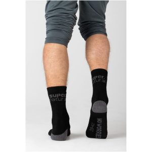 Skarpety 2-pak SUPER.NATURAL SN Cosy Socks 2-Pack. Czarne skarpetki super.natural, bez wzorów. Za 149,10 zł.