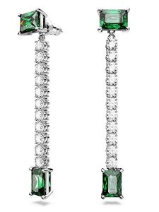 Swarovski Kolczyki-wkrętki z cyrkoniami rozmiar: onesize. Szare kolczyki Swarovski, z cyrkonią, metalowe. Za 347,99 zł.