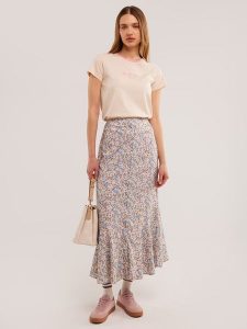 BIG STAR Spódnica ze wzorem rozmiar: L. Spódnice Big Star, l, bez wzorów, z wiskozy, retro, maxi. Za 94,99 zł.