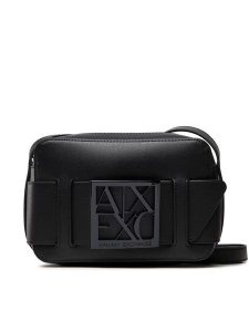 Armani Exchange Torebka 942699 0A874 00020 Czarny. Czarne listonoszki Armani Exchange, bez wzorów, ze skóry, bez dodatków. Za 399,99 zł.