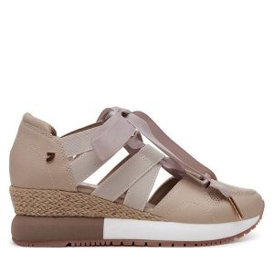 Espadryle Gioseppo. Brązowe espadryle Gioseppo, bez wzorów, bez obcasa. Za 309,99 zł.