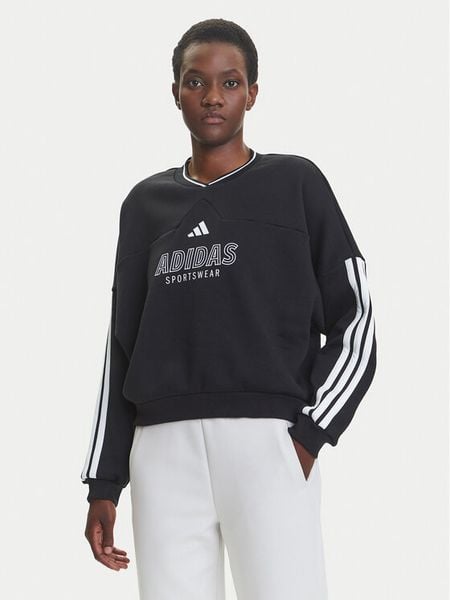 Adidas Bluza Tiro Cut 3-Stripes JN2673 Czarny Loose Fit. Czarne bluzy ADIDAS, l, bez wzorów, z syntetyku, bez kaptura. Za 219,99 zł.