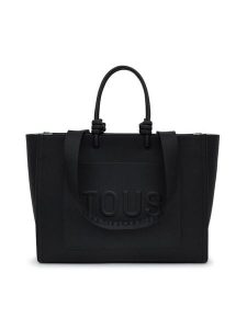TOUS Torebka Shopper Xl. Amaya T La Rue New 2002025851 Czarny. Czarne torebki klasyczne Tous, bez wzorów, ze skóry, bez dodatków. Za 649,99 zł.