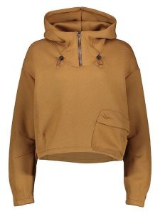 Nike Bluza funkcyjna "Tech Pack" w kolorze jasnobrązowym rozmiar: M. Brązowe bluzy Nike, m, bez wzorów, z kapturem. Za 188,85 zł.