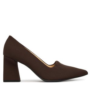 Czółenka HÖGL. Brązowe czółenka HÖGL, bez wzorów, bez obcasa, bez zapięcia. Za 699,99 zł.