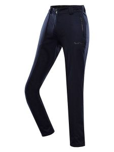 Alpine Pro Spodnie softshellowe "Ufeda" w kolorze granatowym rozmiar: S. Niebieskie spodnie dresowe Alpine Pro, m, bez wzorów, outdoorowe. Za 223,99 zł.