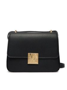 Armani Exchange Torebka XW002169 AF19895 UC001 Czarny. Czarne listonoszki Armani Exchange, bez wzorów, ze skóry, bez dodatków. Za 599,99 zł.