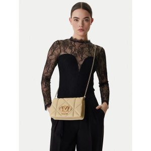 Torebka LOVE MOSCHINO. Brązowe torebki wieczorowe LOVE MOSCHINO, bez wzorów, bez dodatków. Za 679,99 zł.