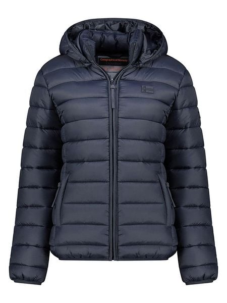 Geographical Norway Kurtka pikowana "Atichoko" w kolorze granatowym rozmiar: XXL. Niebieskie kurtki Geographical Norway, xxl, bez wzorów, bez kaptura. Za 172,89 zł.