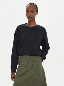 Levi's® Bluza Everyday A5942-0004 Czarny Regular Fit. Czarne bluzy s, bez wzorów, z syntetyku, bez kaptura. Za 269,99 zł.