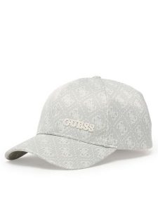 Guess Czapka z daszkiem V6GZ04 K3283 Szary. Szare czapki Guess, z aplikacjami, z poliesteru. Za 141,99 zł.